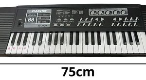 Piano Organo Con Micrófono 26 Teclas Teclado Infantil Color Negro: imagen 5