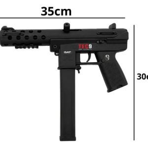 Hidrogel Arma Automatica De Juguete Tipo Tec-9 Para Niños: imagen 5