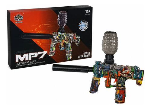 Arma De Hidrogel Mp7 Pistola De Jueguete Automática