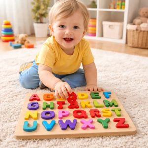Tablero Didáctico De Madera 3d Alfabeto 26 Letras: imagen 6