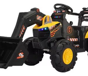 Auto A Bateria Excavadora Infantil Con Luces Y Sonido: imagen 6
