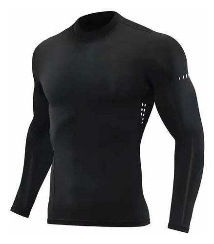 Remera Polera Termica Manga Larga Deportiva Unisex X 2 Uni