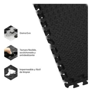 Piso Alfombra Goma Eva Tatami Encastrable 60x60x1cm Set X 6: imagen 8
