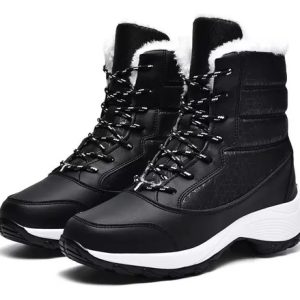 Bota Dama Forrada Corderito De Invierno Impermeables Calidad: imagen 4