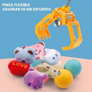 Juego De Maquina Agarra Peluches Con Garra Recargable: imagen 4