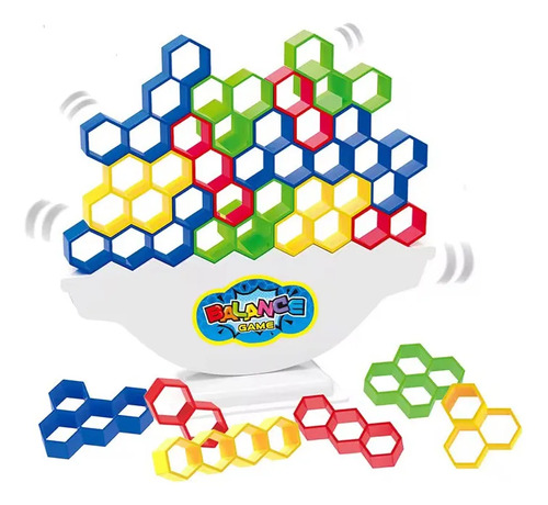 Juego De Mesa Tetra Tower Juguete Tetris Balance Equilibrio