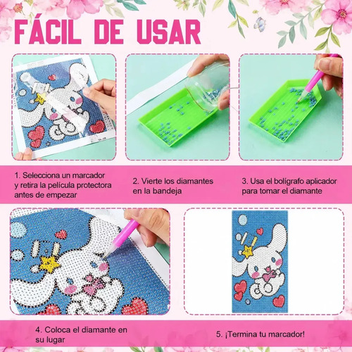 Diamond Painting 20cmx20cm Infantiles Diamantes Cristal