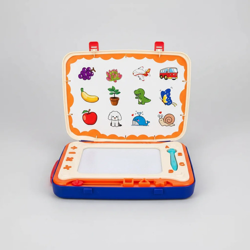 Pizarra Mágica De Dibujo Para Niños Tablero Magnetico Azul
