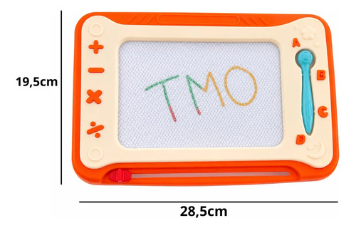 Pizarra Mágica De Dibujo Para Niños Tablero Magnetico Azul