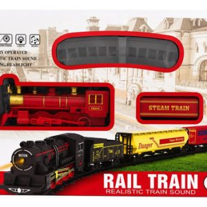 Tren Clásico Recargable Con Luces Y Sonido Pista De Tren: imagen 4