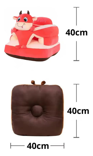 Puff Sillon Asiento Sofa Respaldo Seguridad Bebe Niños