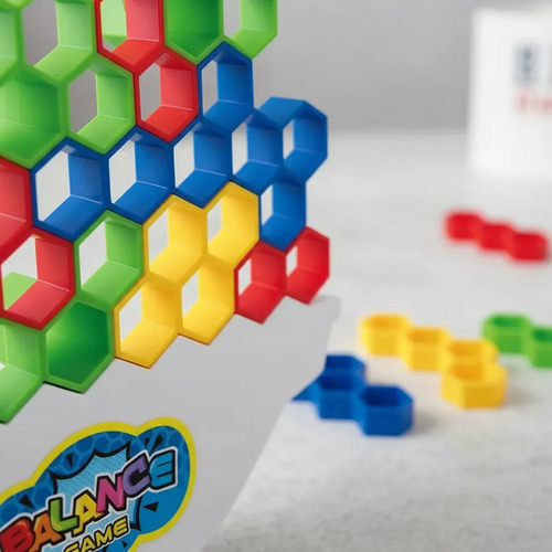 Juego De Mesa Tetra Tower Juguete Tetris Balance Equilibrio