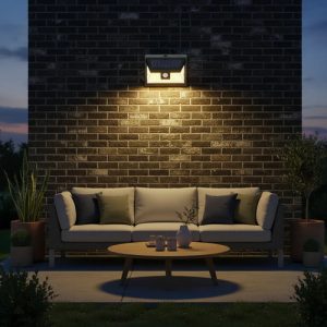 Foco Lampara Solar C/sensor De Movimiento Exterior 32 Led: imagen 4