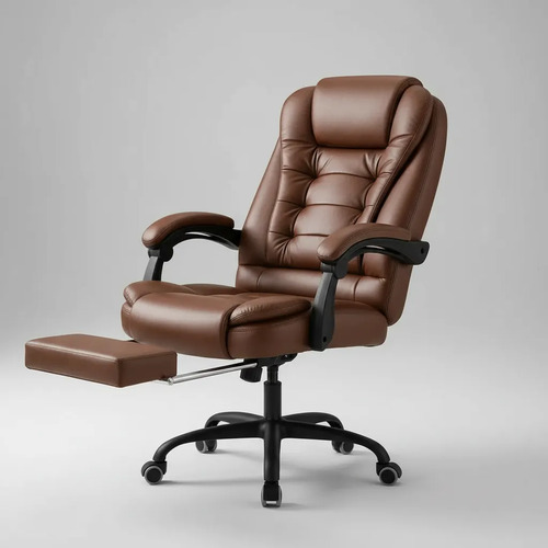 Silla De Escritorio Ergonómica Con Apoyapies Y Masajeador