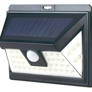 Foco Lampara Solar C/sensor De Movimiento Exterior 32 Led: imagen 1