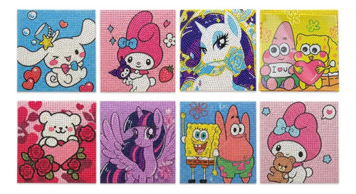 Diamond Painting 20cmx20cm Infantiles Diamantes Cristal
