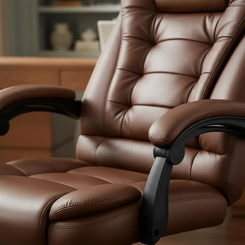 Silla De Escritorio Ergonómica Con Apoyapies Y Masajeador