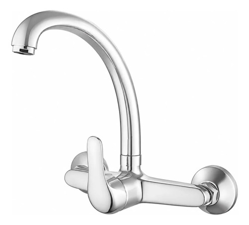 Canilla Monocomando De Pared Cocina Rotación 360o Calidad