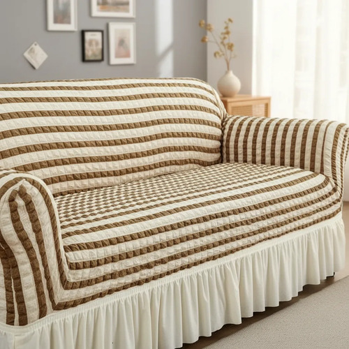 Funda Para Sofá 3 Cuerpos Cubre Sillón Lavable Calidad