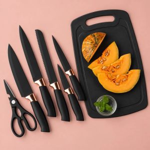 Set Cocina Menage 19pz Utensillos Cuchillos Tabla C/soporte: imagen 4