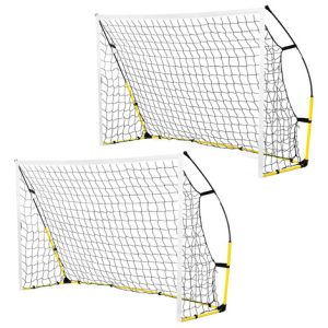 Arco De Fútbol 2,4.x1,5 Mts Portátil Plegable + Red X2 Uni